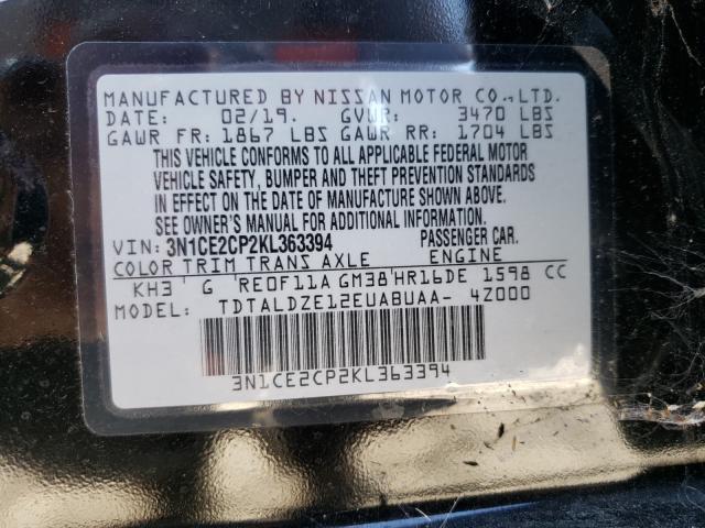 Photo 9 VIN: 3N1CE2CP2KL363394 - NISSAN VERSA NOTE 