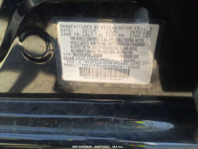 Photo 8 VIN: 3N1CE2CP2KL363685 - NISSAN VERSA NOTE 