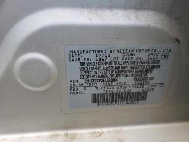 Photo 9 VIN: 3N1CE2CP3EL362064 - NISSAN VERSA NOTE 