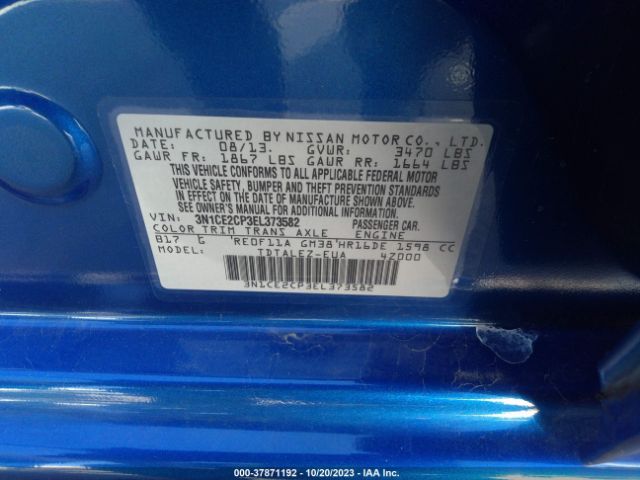 Photo 8 VIN: 3N1CE2CP3EL373582 - NISSAN VERSA NOTE 