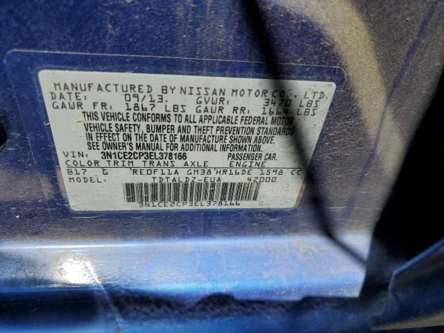 Photo 9 VIN: 3N1CE2CP3EL378166 - NISSAN VERSA NOTE 