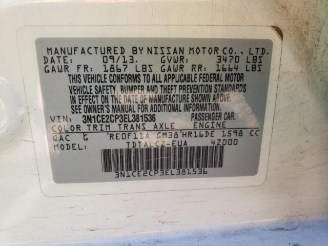 Photo 11 VIN: 3N1CE2CP3EL381536 - NISSAN VERSA NOTE 