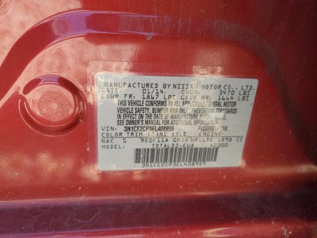 Photo 11 VIN: 3N1CE2CP3EL408959 - NISSAN VERSA NOTE 