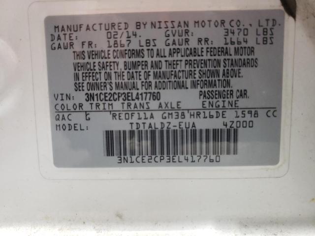 Photo 11 VIN: 3N1CE2CP3EL417760 - NISSAN VERSA NOTE 