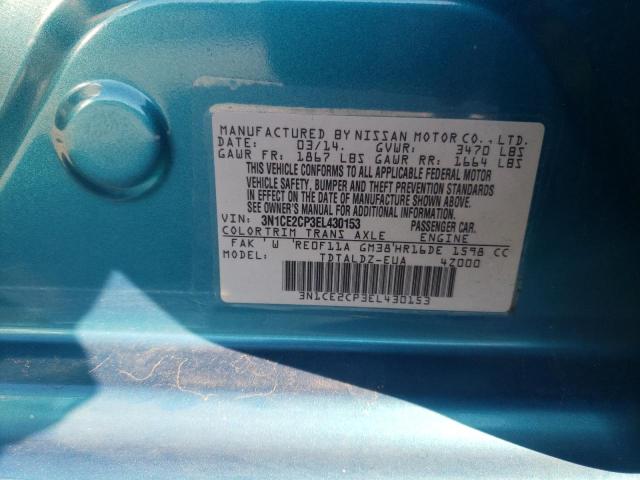 Photo 9 VIN: 3N1CE2CP3EL430153 - NISSAN VERSA NOTE 