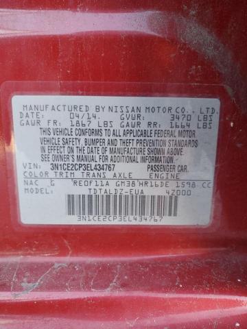 Photo 11 VIN: 3N1CE2CP3EL434767 - NISSAN VERSA NOTE 