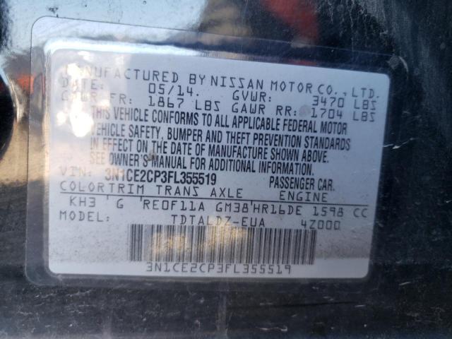 Photo 9 VIN: 3N1CE2CP3FL355519 - NISSAN VERSA NOTE 