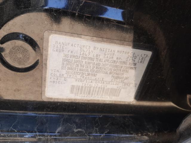 Photo 9 VIN: 3N1CE2CP3FL361692 - NISSAN VERSA NOTE 