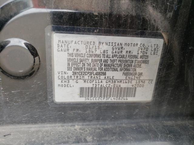 Photo 9 VIN: 3N1CE2CP3FL408266 - NISSAN VERSA NOTE 