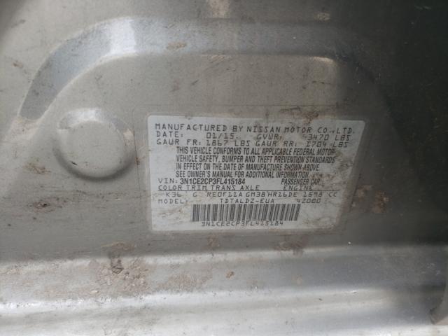 Photo 9 VIN: 3N1CE2CP3FL415184 - NISSAN VERSA NOTE 