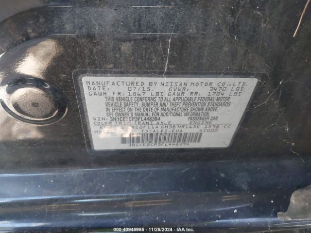 Photo 8 VIN: 3N1CE2CP3FL448394 - NISSAN VERSA NOTE 