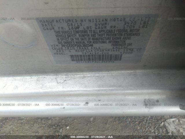 Photo 8 VIN: 3N1CE2CP3GL352346 - NISSAN VERSA NOTE 