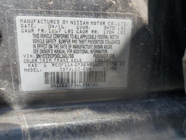 Photo 11 VIN: 3N1CE2CP3GL395780 - NISSAN VERSA NOTE 