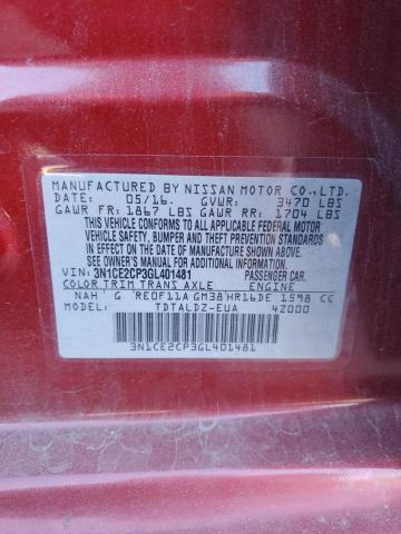 Photo 12 VIN: 3N1CE2CP3GL401481 - NISSAN VERSA NOTE 