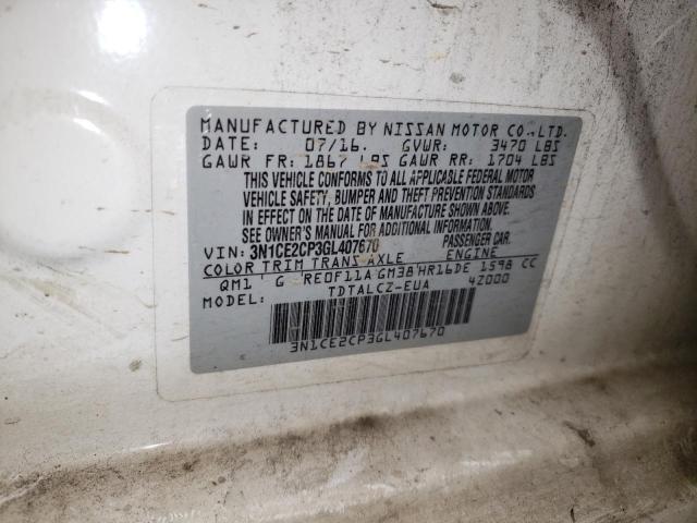 Photo 12 VIN: 3N1CE2CP3GL407670 - NISSAN VERSA NOTE 