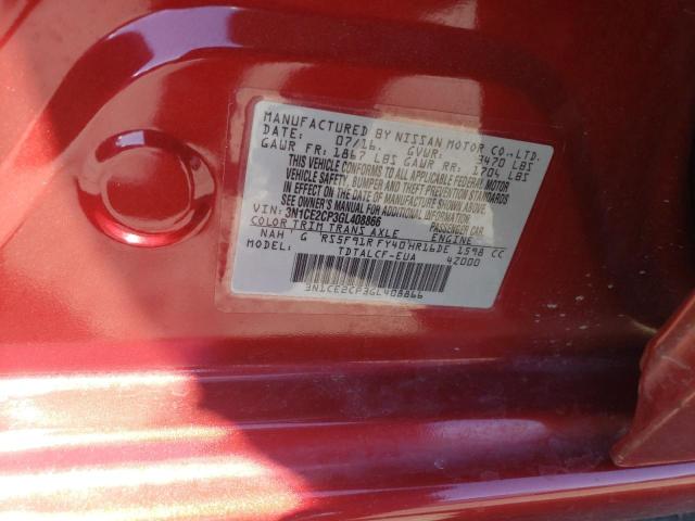 Photo 11 VIN: 3N1CE2CP3GL408866 - NISSAN VERSA 