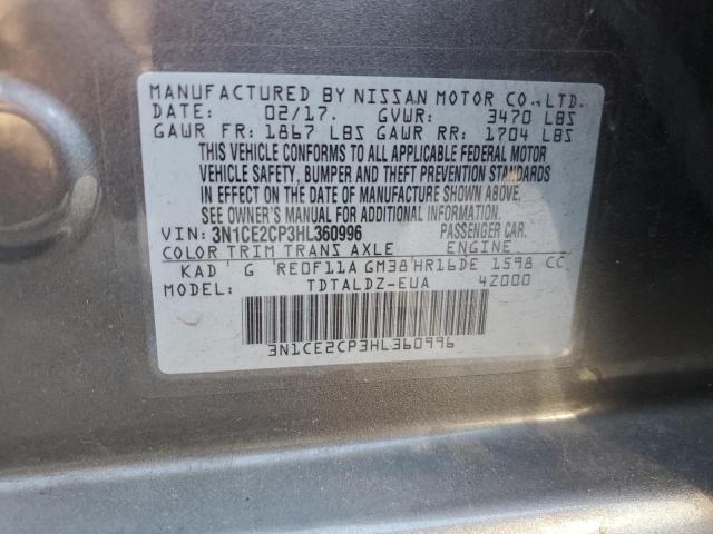 Photo 12 VIN: 3N1CE2CP3HL360996 - NISSAN VERSA NOTE 