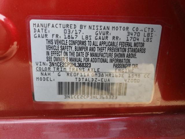 Photo 9 VIN: 3N1CE2CP3HL368323 - NISSAN VERSA NOTE 