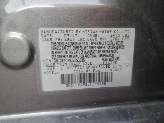 Photo 11 VIN: 3N1CE2CP3JL355335 - NISSAN VERSA NOTE 