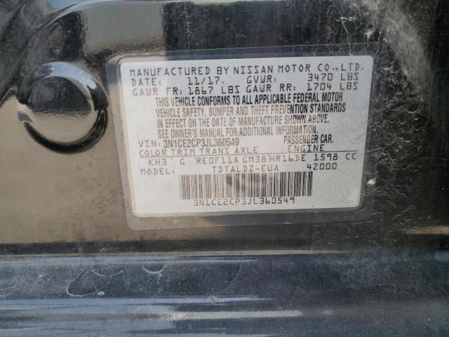 Photo 12 VIN: 3N1CE2CP3JL360549 - NISSAN VERSA NOTE 