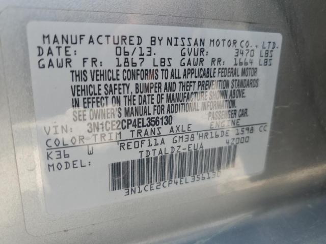 Photo 13 VIN: 3N1CE2CP4EL356130 - NISSAN VERSA NOTE 