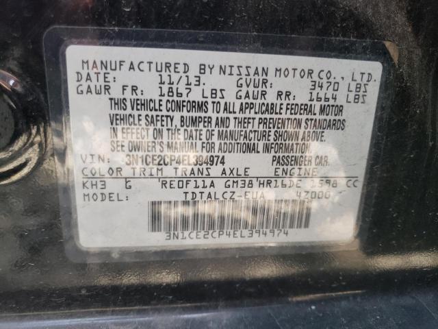 Photo 11 VIN: 3N1CE2CP4EL394974 - NISSAN VERSA NOTE 