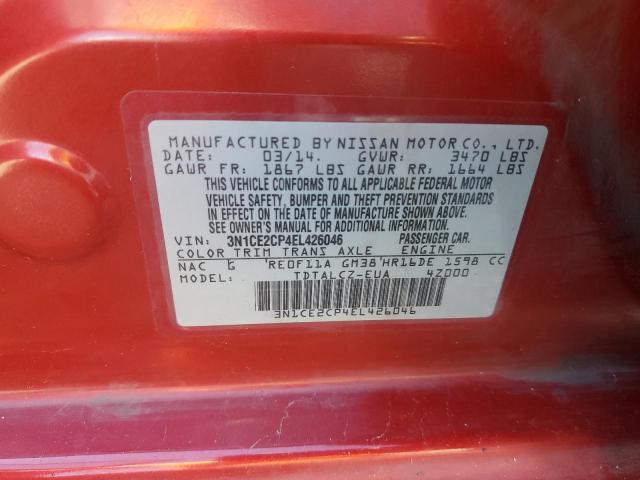 Photo 11 VIN: 3N1CE2CP4EL426046 - NISSAN VERSA 