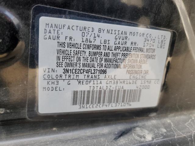 Photo 11 VIN: 3N1CE2CP4FL371096 - NISSAN VERSA 