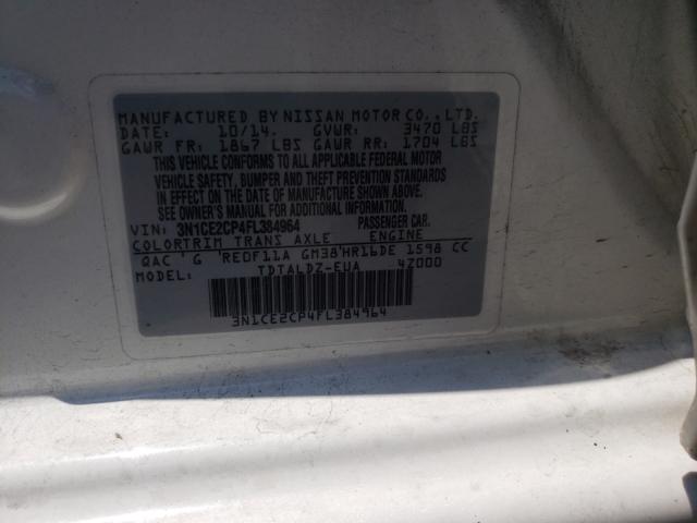 Photo 9 VIN: 3N1CE2CP4FL384964 - NISSAN VERSA NOTE 