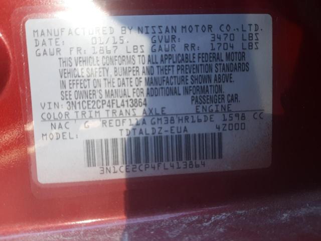 Photo 11 VIN: 3N1CE2CP4FL413864 - NISSAN VERSA NOTE 