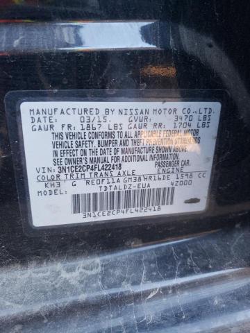 Photo 11 VIN: 3N1CE2CP4FL422418 - NISSAN VERSA NOTE 