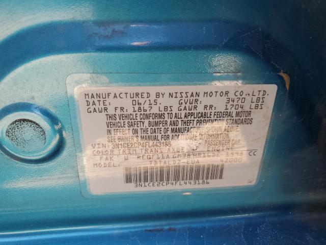 Photo 11 VIN: 3N1CE2CP4FL443186 - NISSAN VERSA 