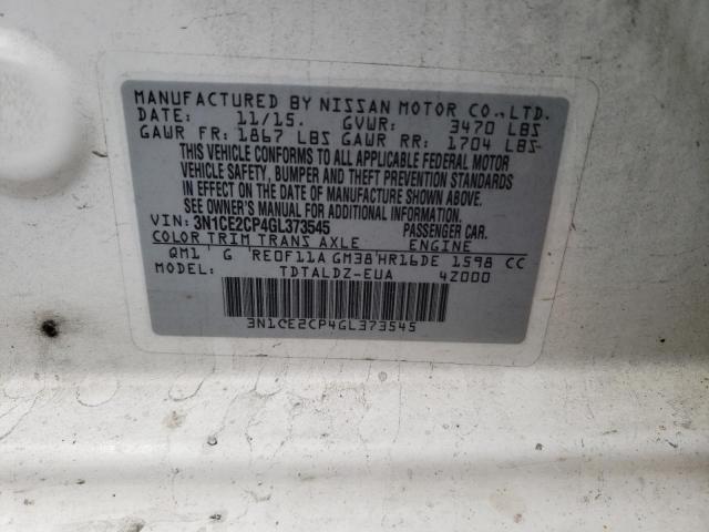 Photo 11 VIN: 3N1CE2CP4GL373545 - NISSAN VERSA NOTE 