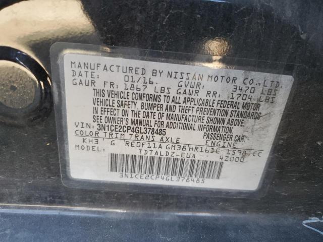 Photo 12 VIN: 3N1CE2CP4GL378485 - NISSAN VERSA 