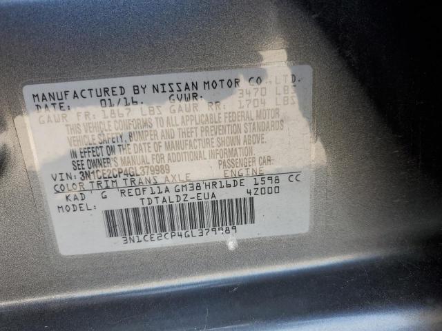 Photo 11 VIN: 3N1CE2CP4GL379989 - NISSAN VERSA NOTE 