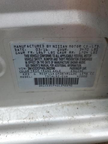 Photo 11 VIN: 3N1CE2CP4GL392290 - NISSAN VERSA 