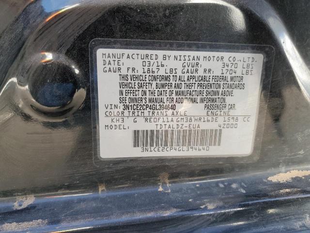 Photo 9 VIN: 3N1CE2CP4GL394640 - NISSAN VERSA NOTE 