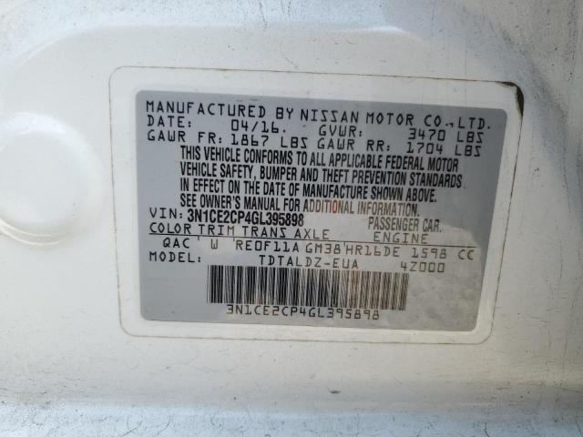 Photo 12 VIN: 3N1CE2CP4GL395898 - NISSAN VERSA NOTE 