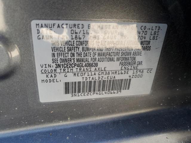 Photo 11 VIN: 3N1CE2CP4GL406639 - NISSAN VERSA NOTE 