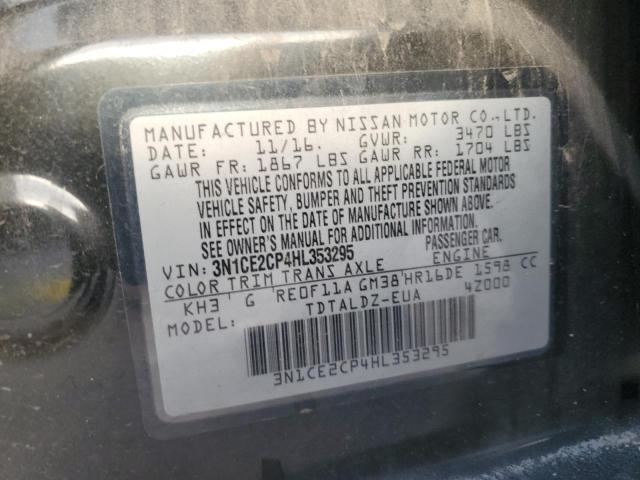 Photo 11 VIN: 3N1CE2CP4HL353295 - NISSAN VERSA NOTE 