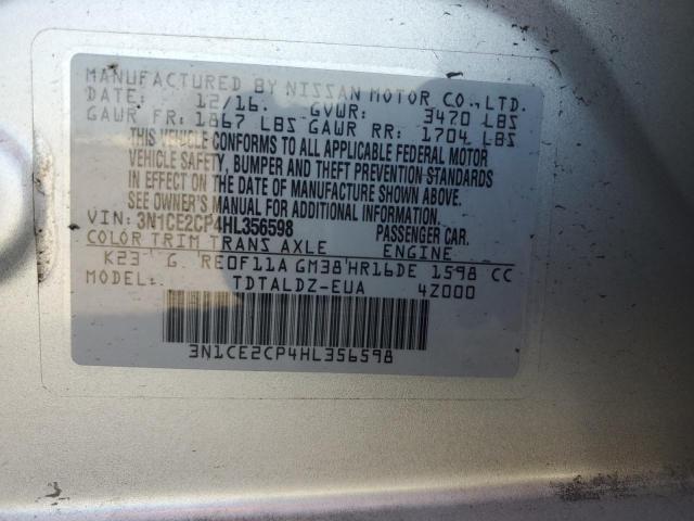 Photo 11 VIN: 3N1CE2CP4HL356598 - NISSAN VERSA NOTE 