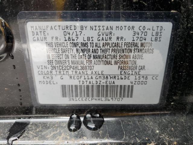 Photo 11 VIN: 3N1CE2CP4HL369707 - NISSAN VERSA NOTE 