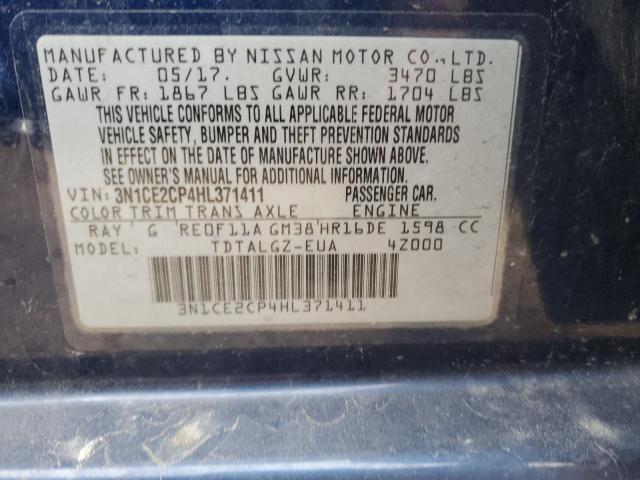 Photo 9 VIN: 3N1CE2CP4HL371411 - NISSAN VERSA NOTE 