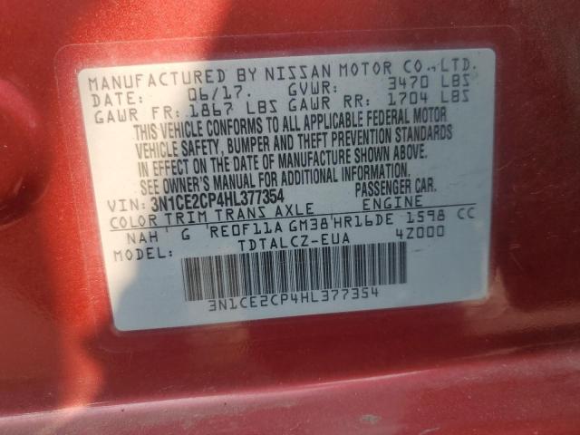 Photo 12 VIN: 3N1CE2CP4HL377354 - NISSAN VERSA NOTE 