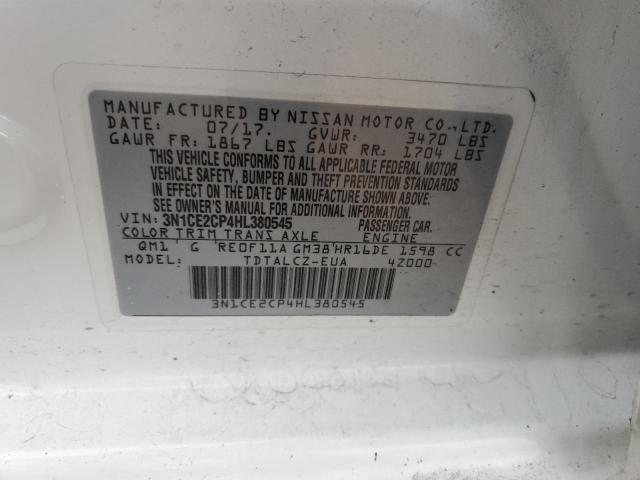 Photo 12 VIN: 3N1CE2CP4HL380545 - NISSAN VERSA NOTE 