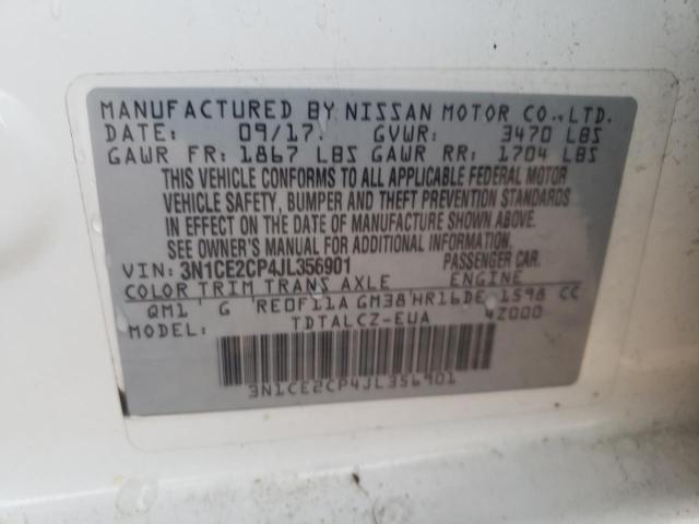 Photo 11 VIN: 3N1CE2CP4JL356901 - NISSAN VERSA 