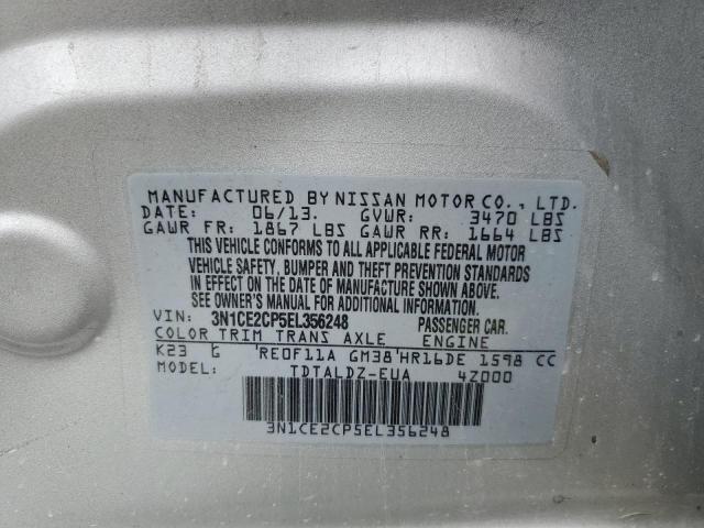 Photo 9 VIN: 3N1CE2CP5EL356248 - NISSAN VERSA NOTE 