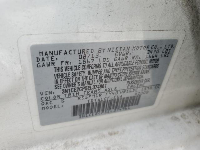 Photo 11 VIN: 3N1CE2CP5EL374961 - NISSAN VERSA 