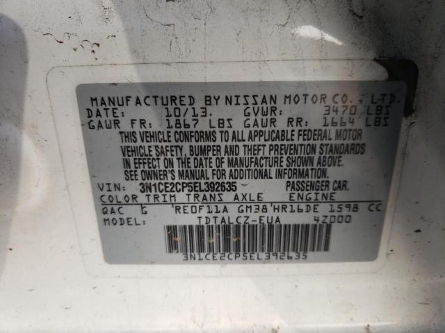 Photo 12 VIN: 3N1CE2CP5EL392635 - NISSAN VERSA NOTE 