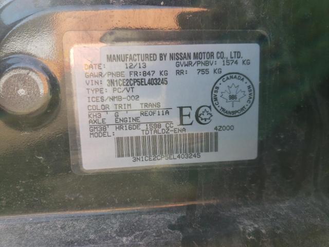 Photo 12 VIN: 3N1CE2CP5EL403245 - NISSAN VERSA NOTE 